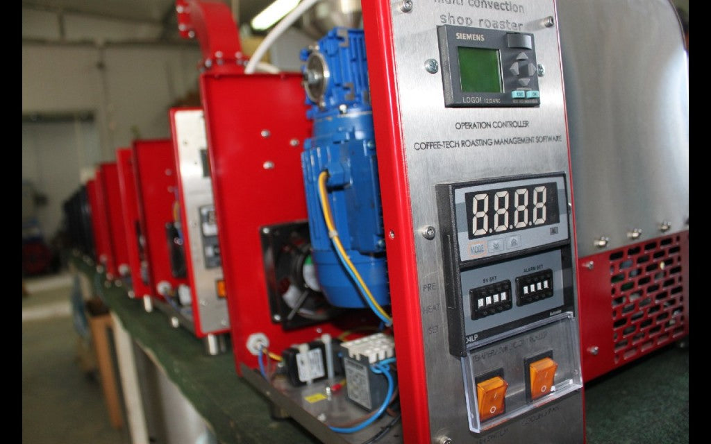 PID regulace teploty pražení