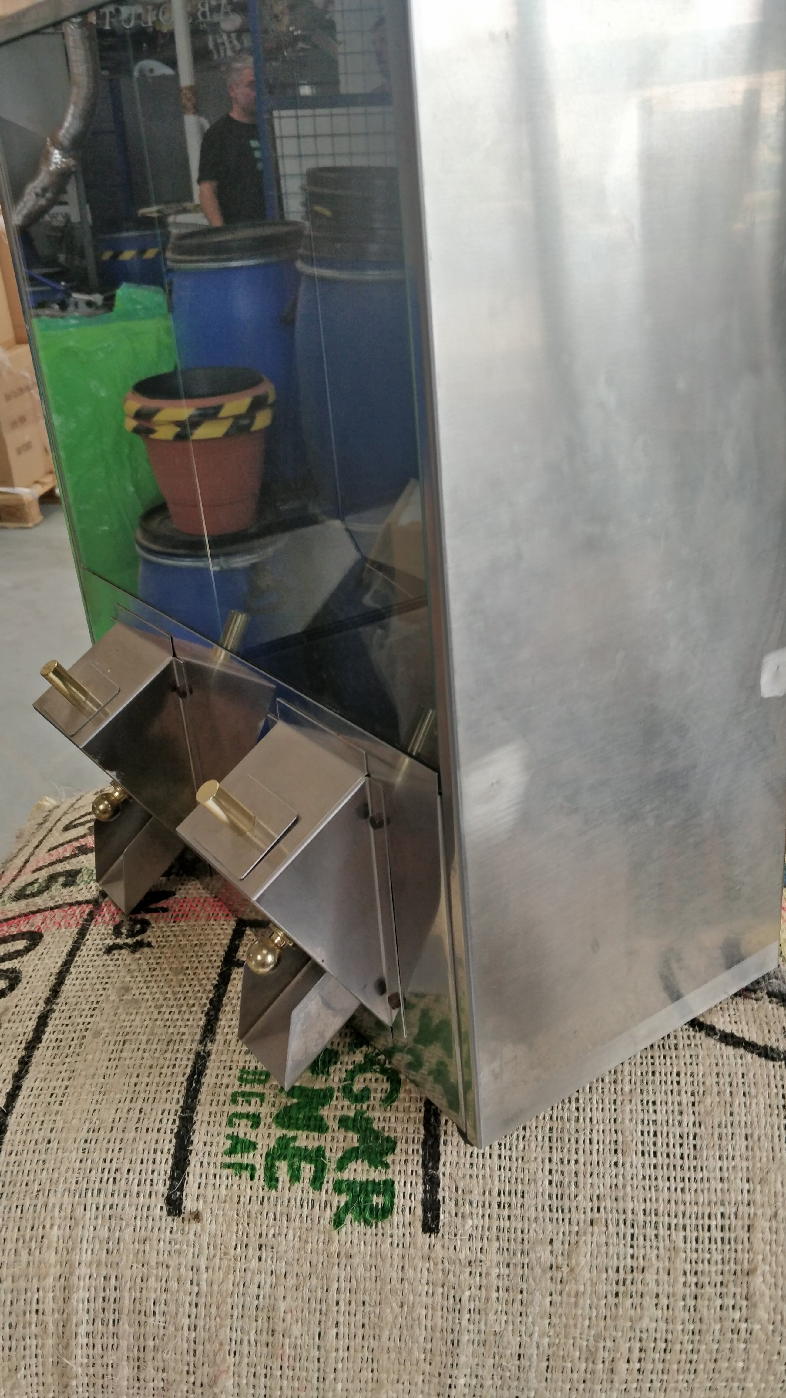 silo na kávu 2 komory