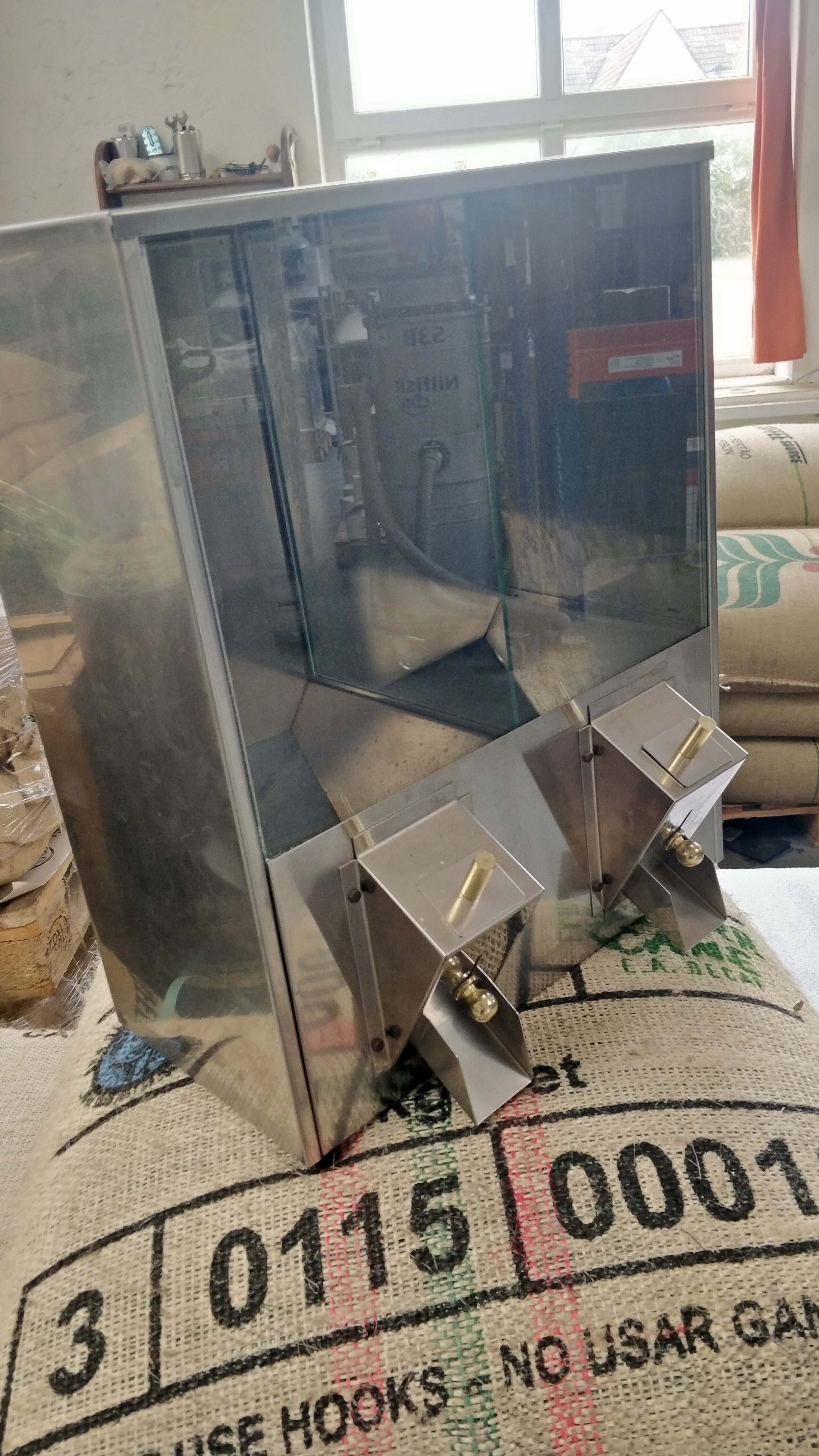 silo na kávu 2 komory