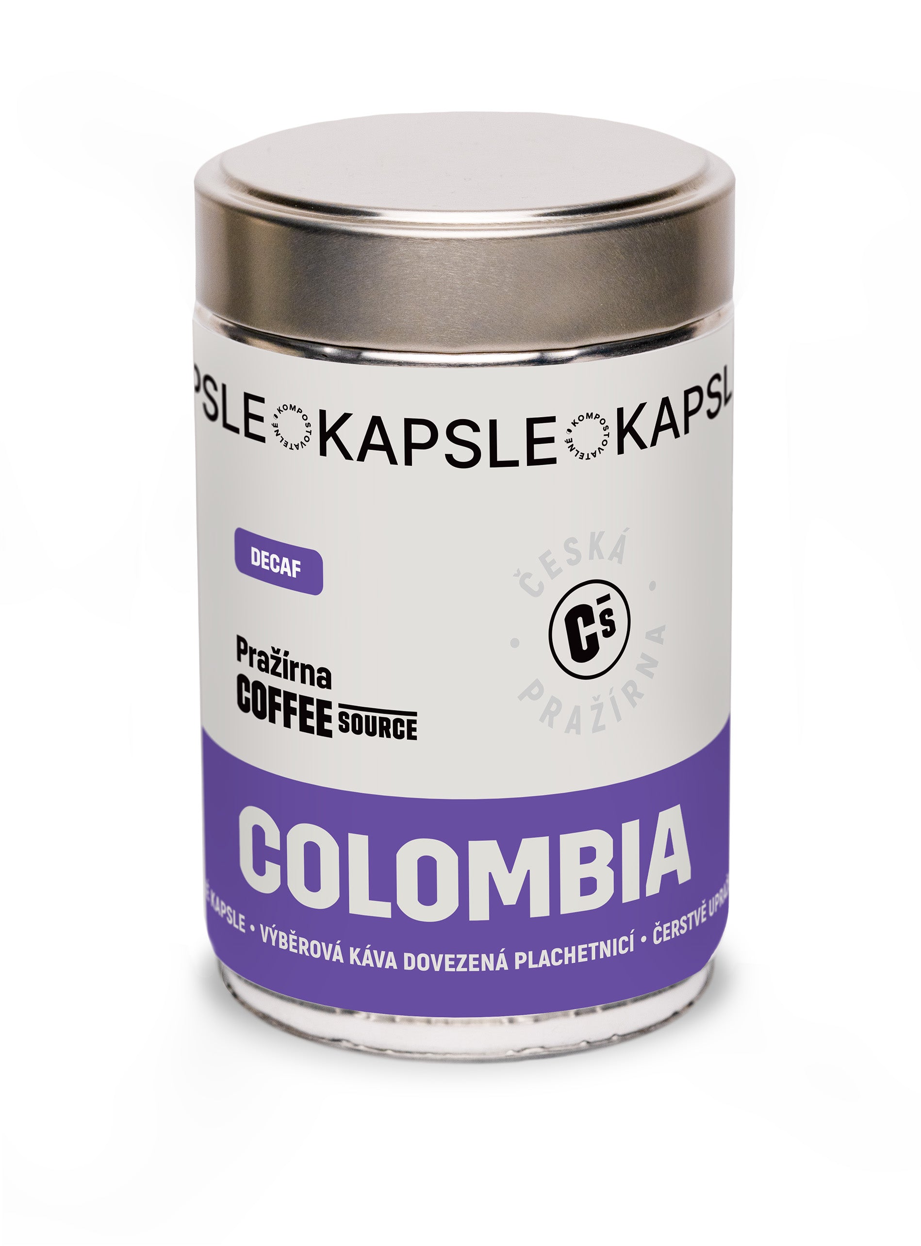 Výběrové espresso kapsle Colombia Decaf
