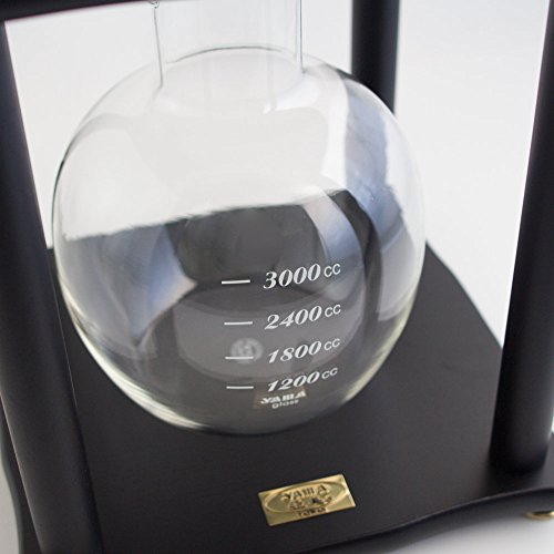 25 Cup Cold Drip Maker Straight Black Wood Frame