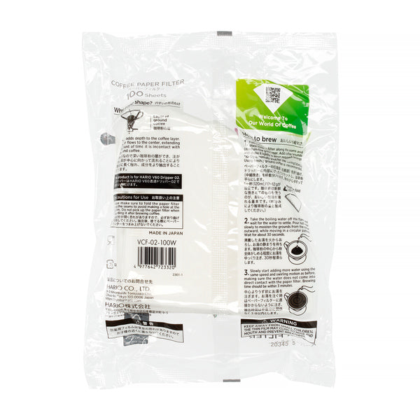 Hario papírový filtr bílý pro V60 (100ks)