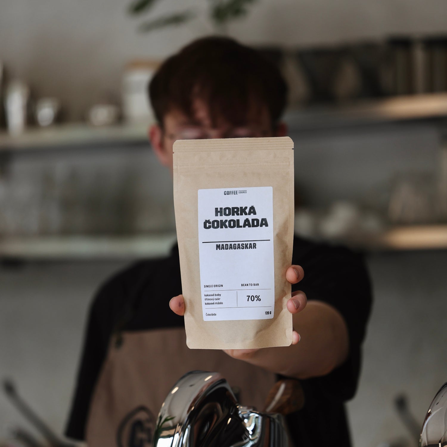 Coffee Source horká čokoláda 120g