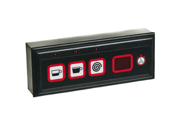 LM pushbutton panel with stopwatch