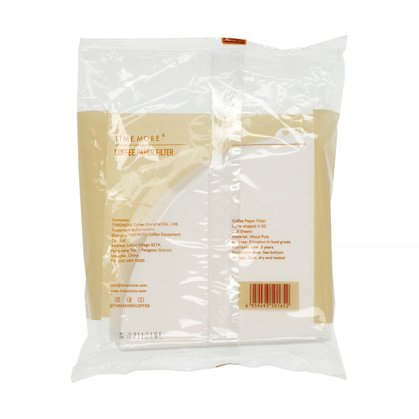 Timemore papírový filtr bílý pro V60 02 (100ks) Japanese