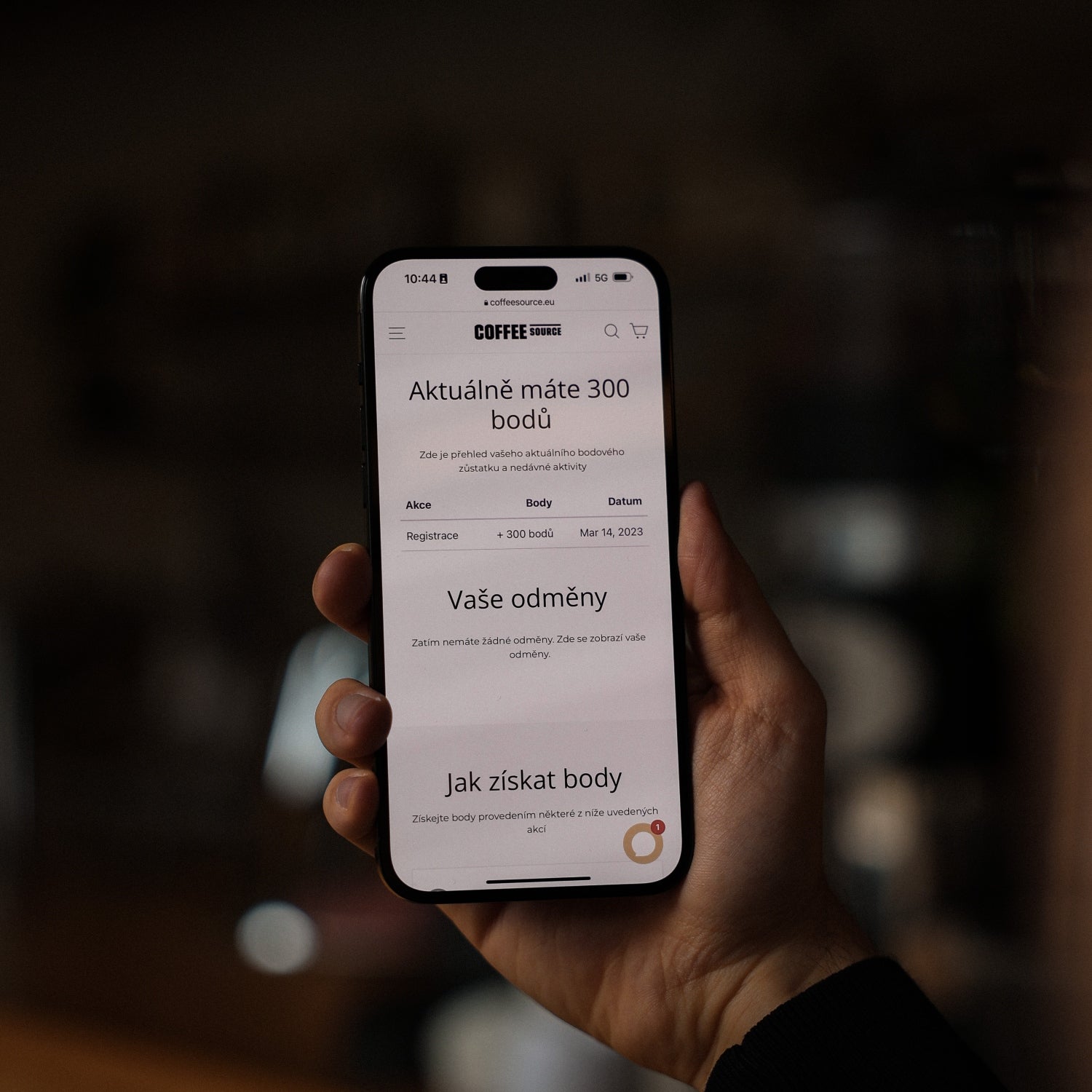 Věrnostní program od Coffee Source