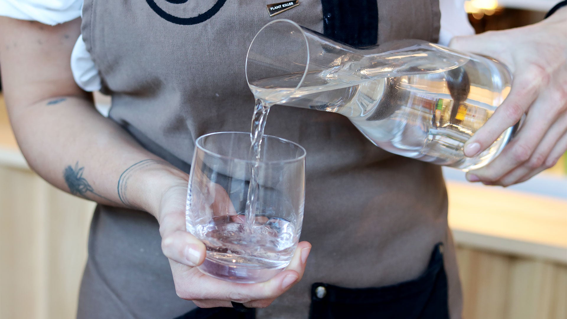 Filtrace vody z pražírny