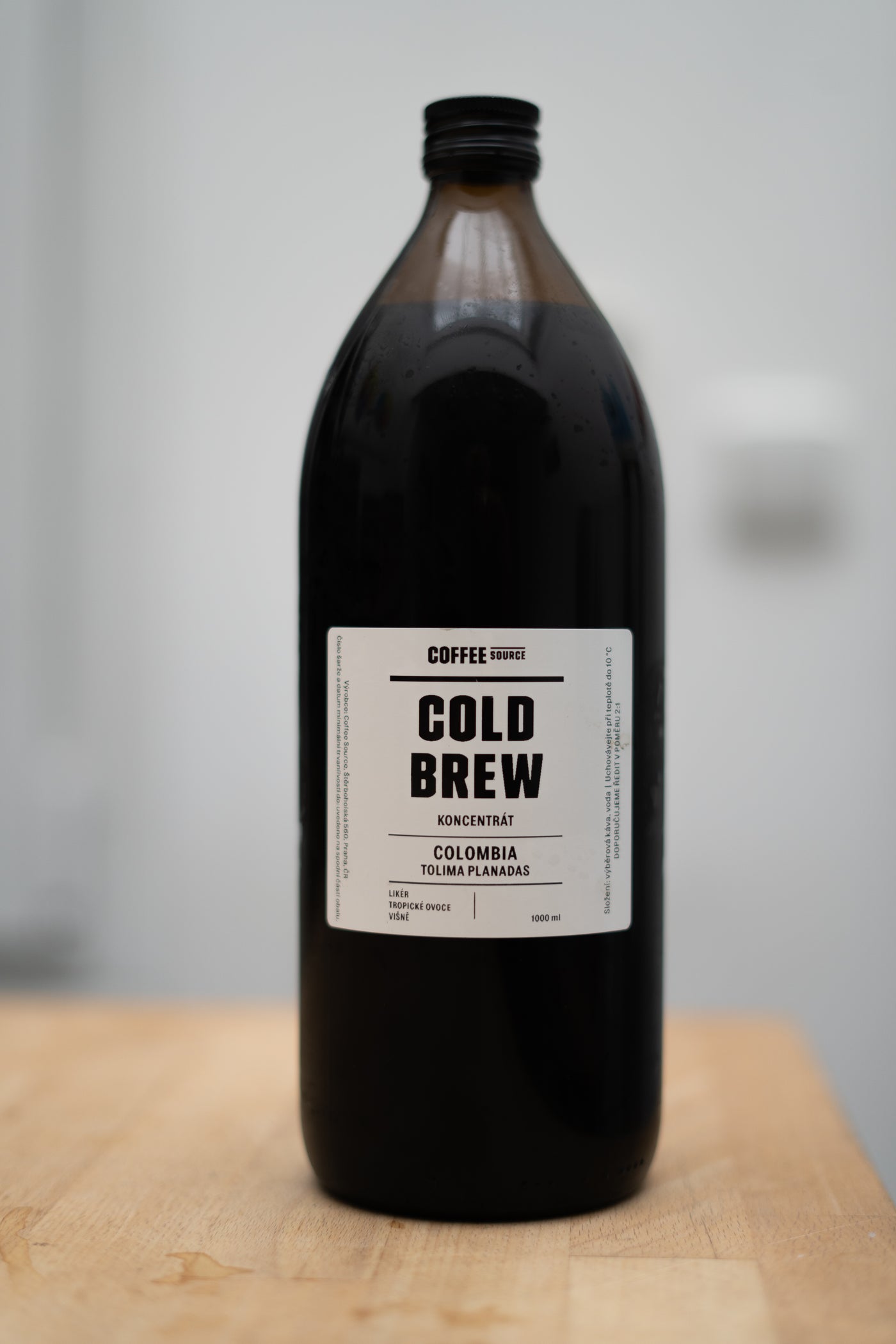 Cold Brew KONCENTRÁT - Colombia Tolima 1000ml