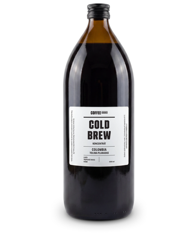 Cold Brew KONCENTRÁT - Colombia Tolima 1000ml