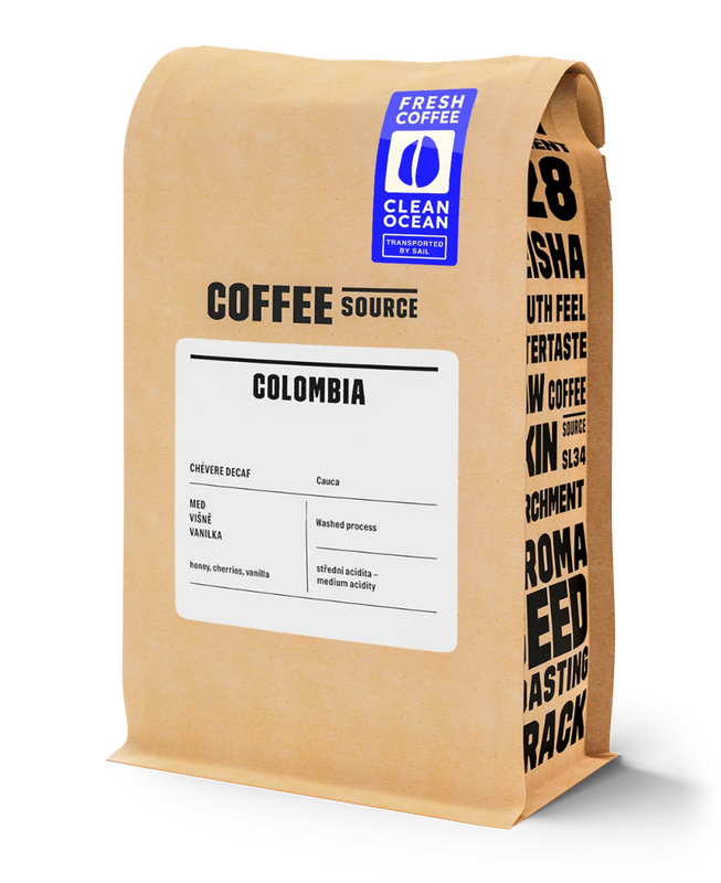 Colombia Chévere decaf - bezkofeinová káva