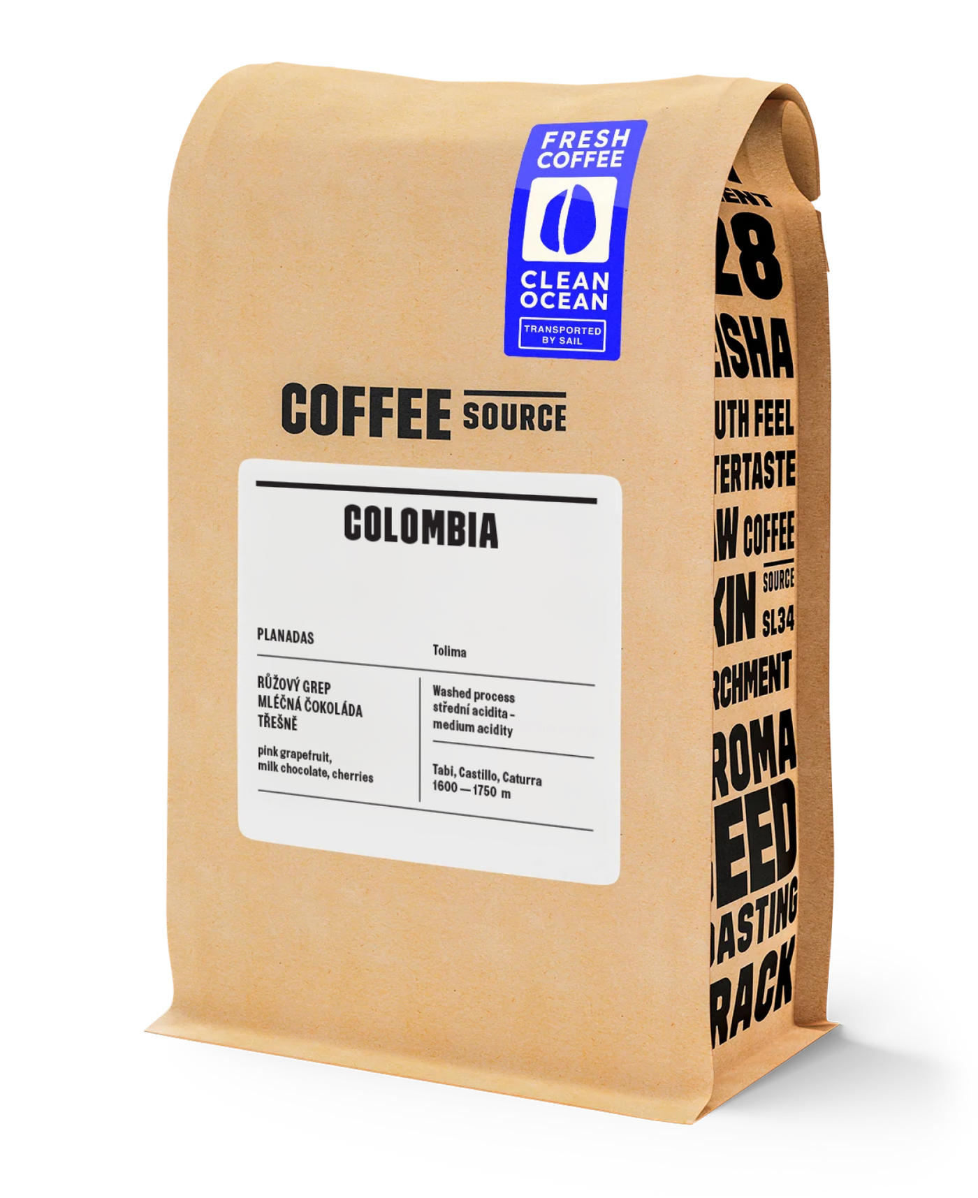 Plachetnicová Colombia Tolima Planadas Washed Espresso
