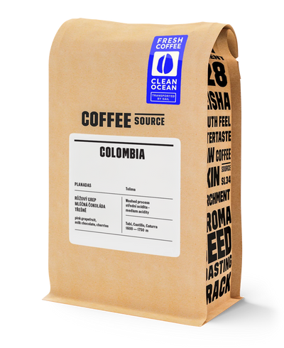 Plachetnicová Colombia Tolima Planadas Washed Espresso