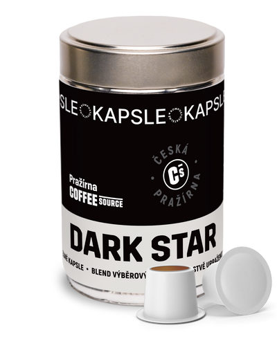 Výběrové espresso kapsle Dark Star