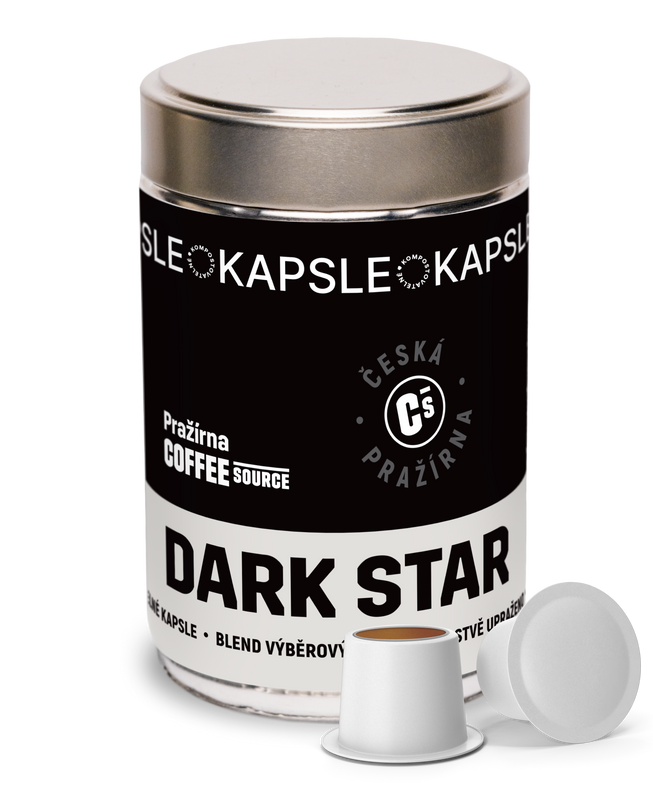 Výběrové espresso kapsle Dark Star
