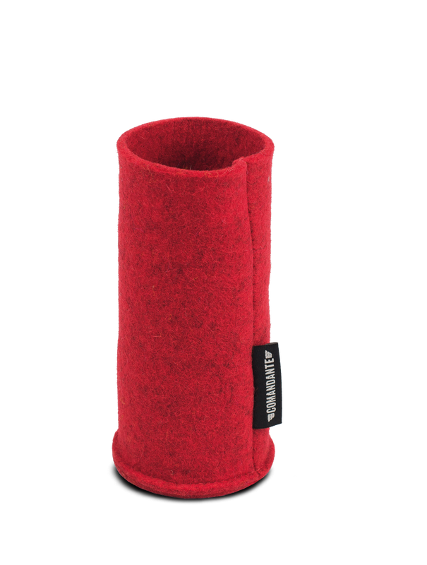 COMANDANTE C40 FELT SLEEVE - TOMATO