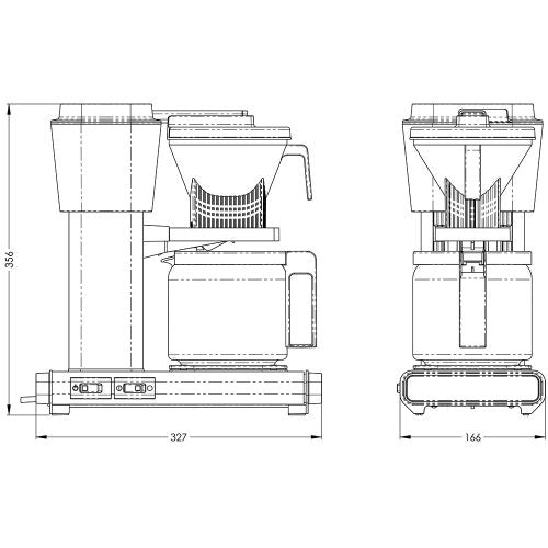 Kávovar Moccamaster KBG Select - skleněná nádoba