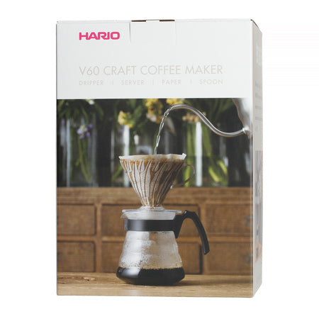 Hario V 60 Craft Coffee Maker - dripper+server+filters