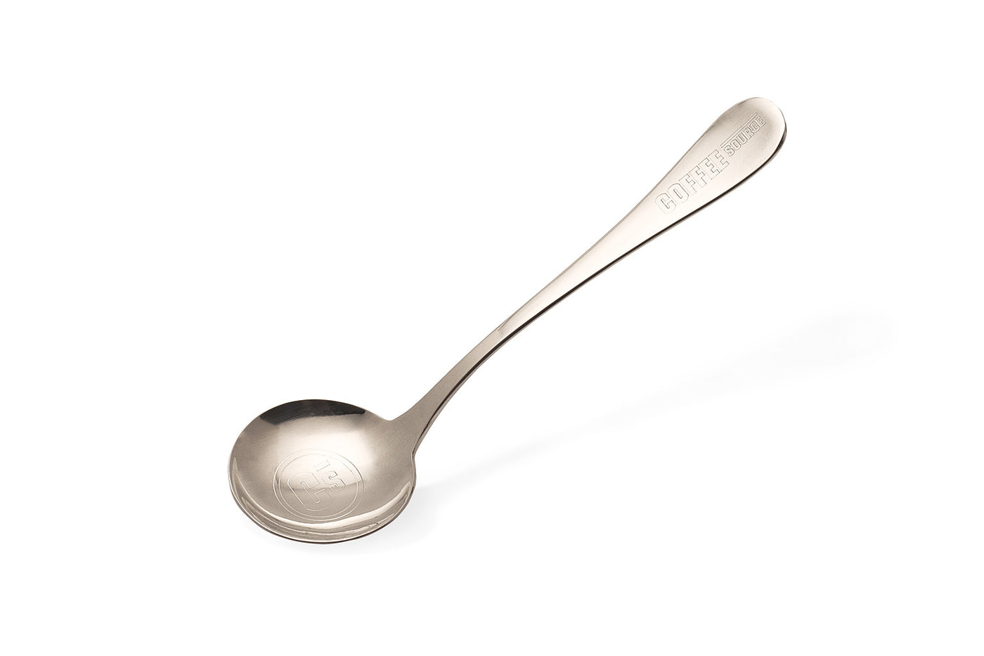 small cupping spoon silver plated CS logo