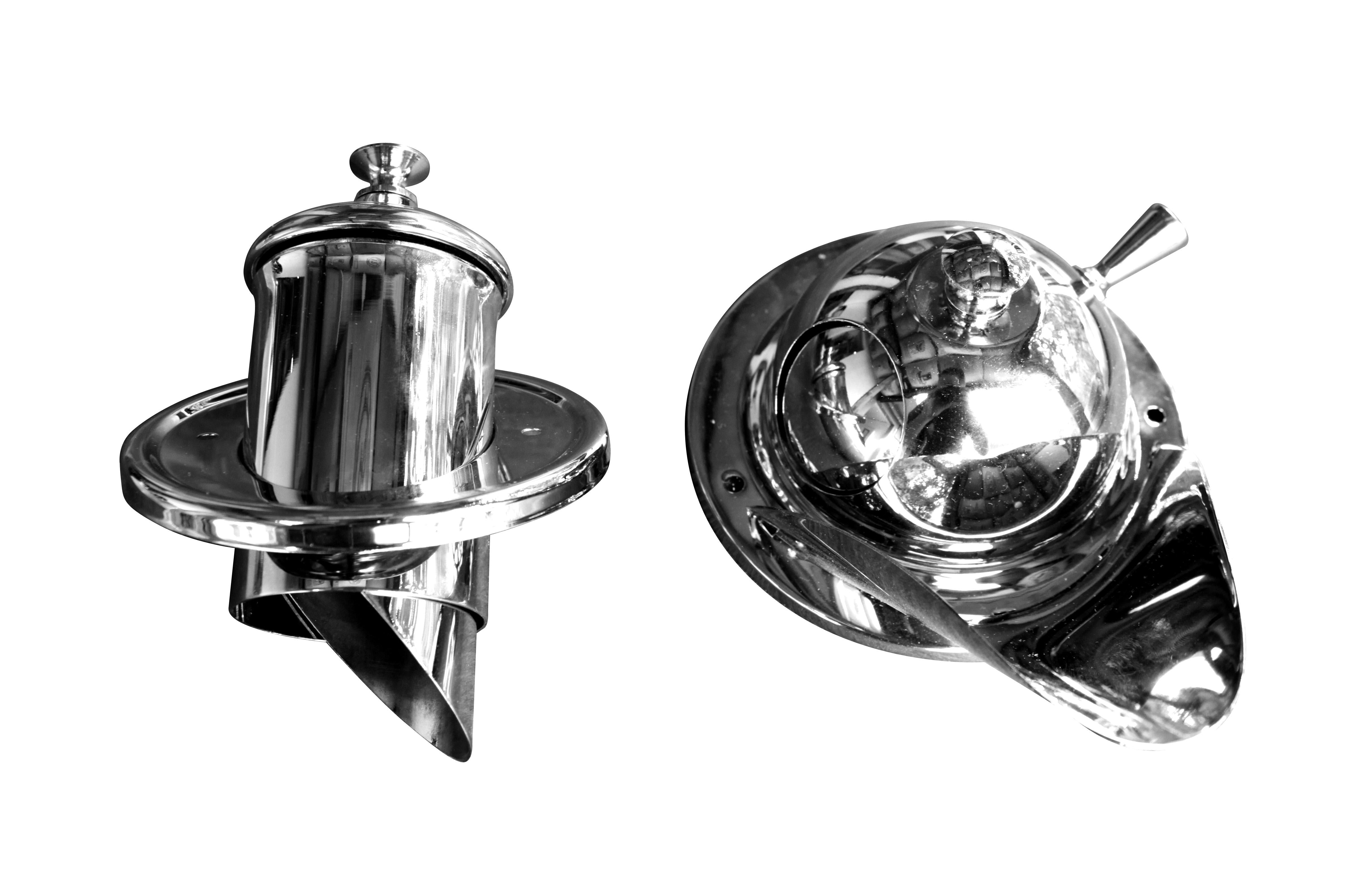 metal dump coffee silver