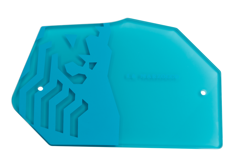 sada panelů GS-3 - mléčné sklo modré